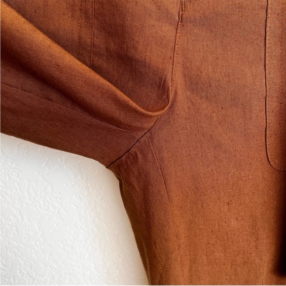 Vince Belted Cropped Linen Pants - Picture 7 of 11